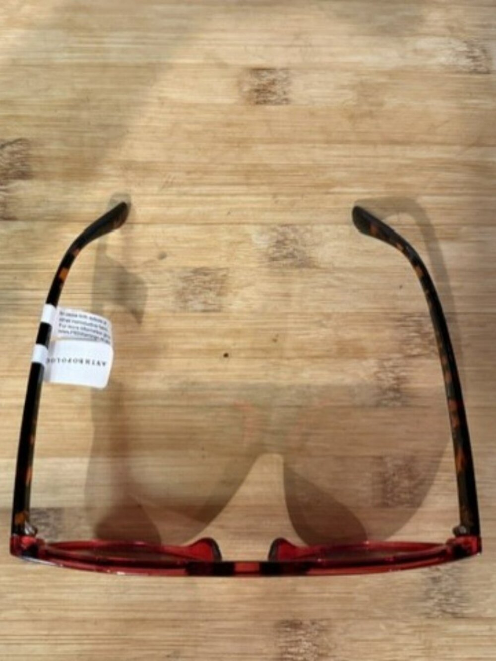I-SEA Flat Top Red Aviator Sunglasses - Picture 10 of 16